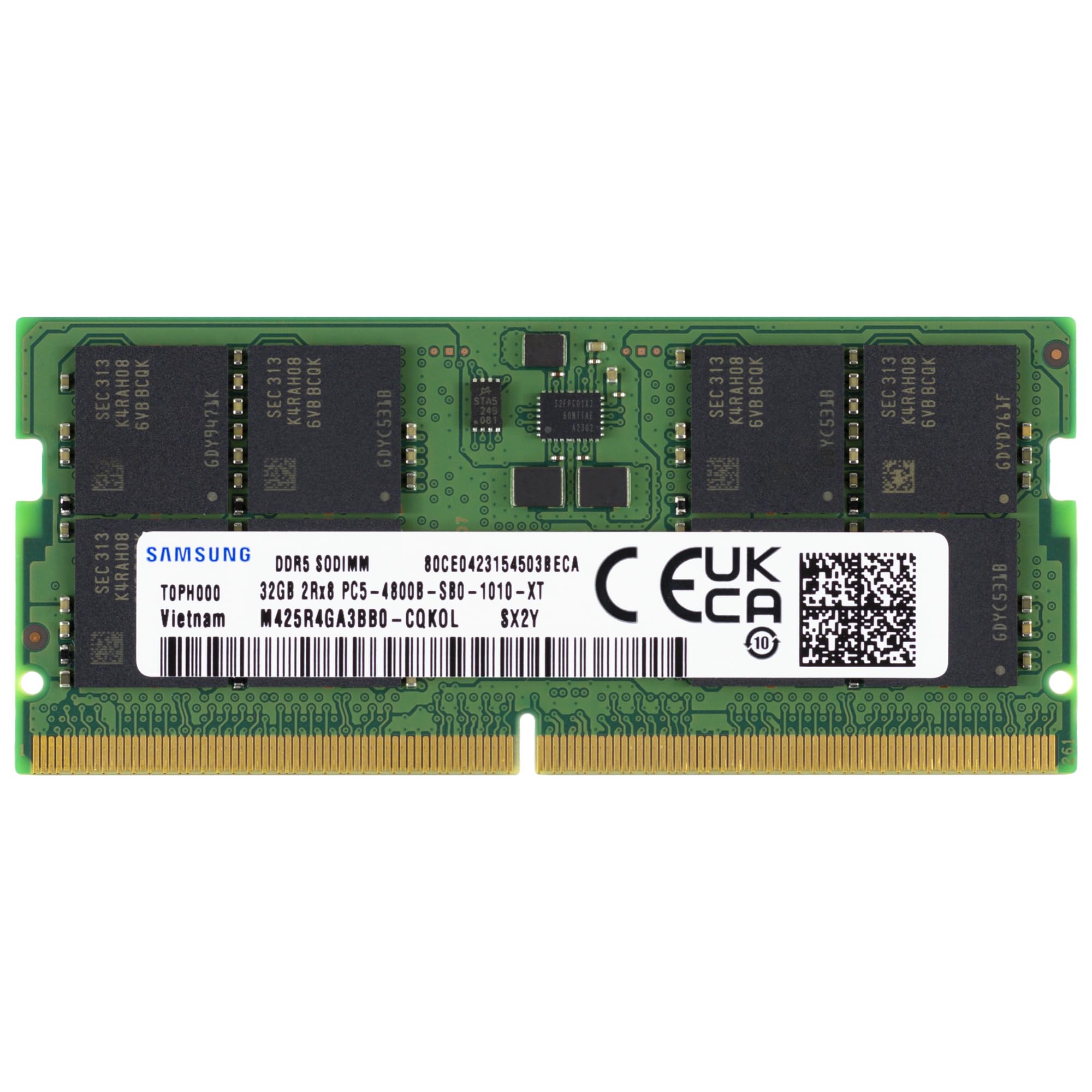 Amazon.co.jp: Samsung 32GB DDR5 4800MHz PC5-38400 CL40 SODIMM 2Rx8