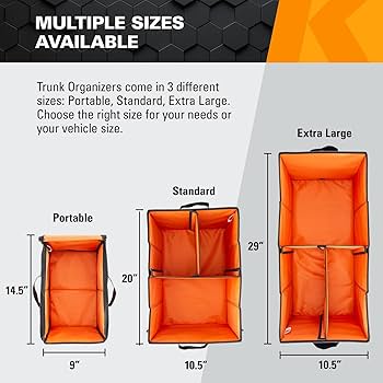 Amazon.com: KEEPER Extra Large Trunk Organizer with Cooler, 70L