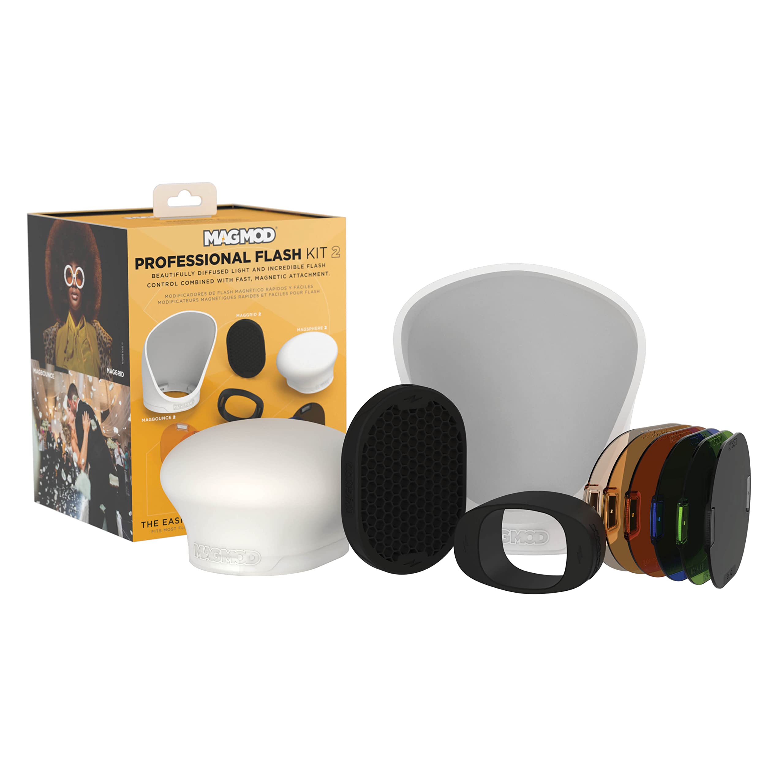 Amazon.com : MagMod Professional Flash Kit 2, Photography Lighting