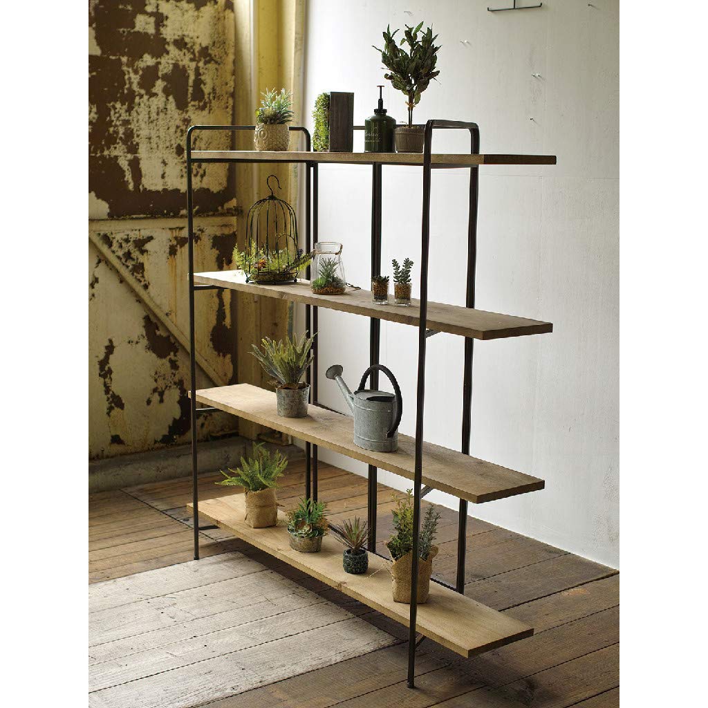 Amazon｜SPICE OF LIFE(スパイス) 4段ワイドシェルフ ジョセフアイアン