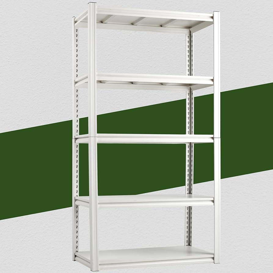 Amazon｜REIBII メタルラック 幅80cm×奥行42cm×高さ183cm スチール