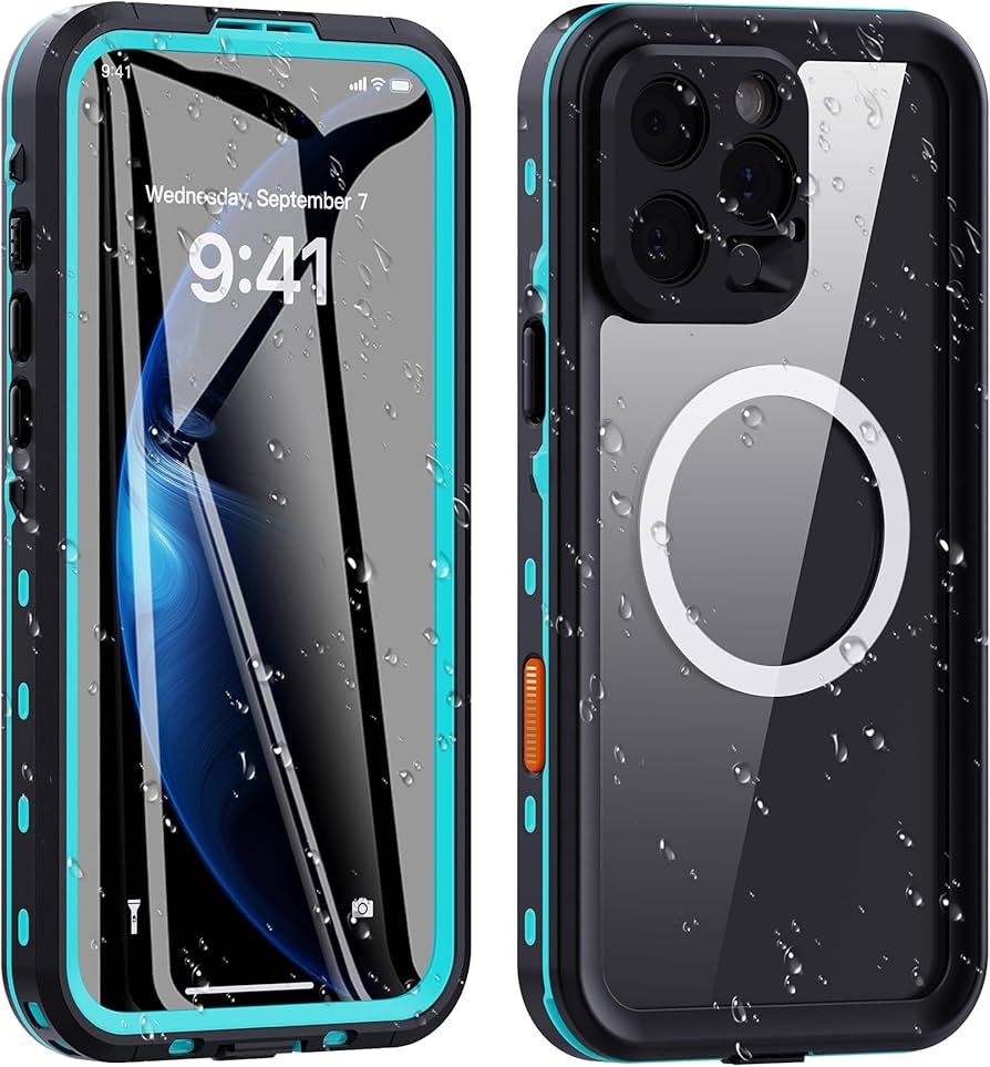 Amazon.co.jp: ZXHYliang iPhone 16 Pro用防水ケース - フルボディ耐