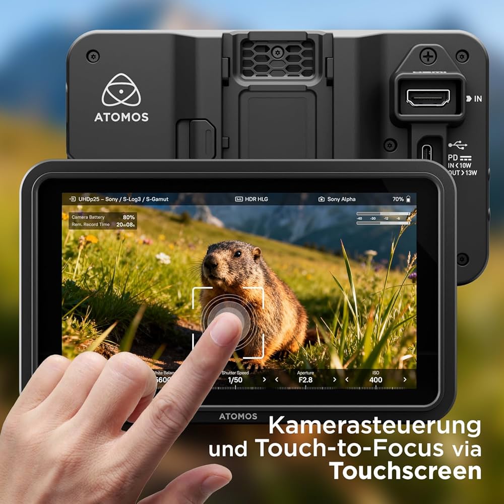 Amazon.co.jp: Atomos Shinobi II 5.2インチ 外部モニター 1500nit 高