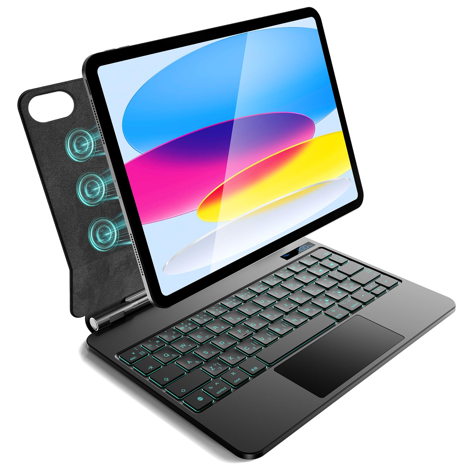 Amazon.co.jp: iPad A16 第11世代/第10世代用 磁気キーボードケース