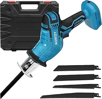 Amazon | 充電式レシプロソー 電動ノコギリ コードレスレシプロソー