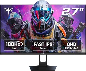 Amazon.co.jp: KTC 27 Inch QHD Gaming Monitor, 180Hz 1ms GTG Fast