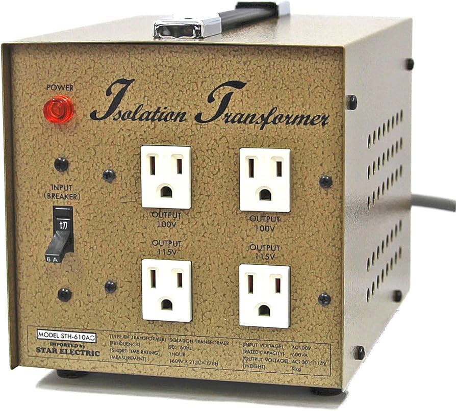 Amazon.co.jp: プロケーブル アイソレーション電源トランス 600W 金