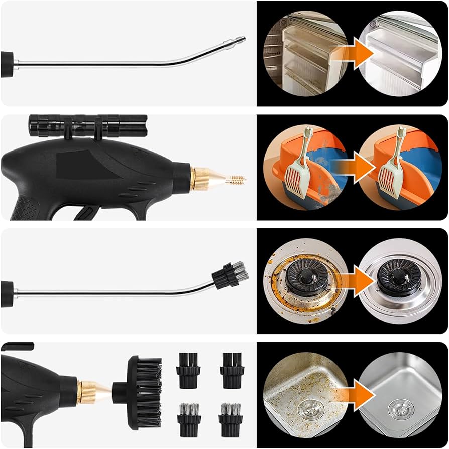 Amazon | JIAWANSHUN高温スチームクリーナー 高圧スチーム洗浄機 高温