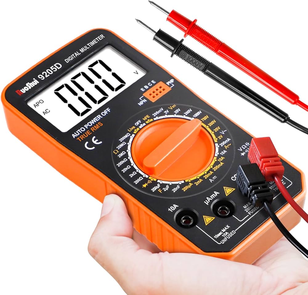 Amazon | デジタル マルチメーター テスター AC/DC電圧 AC/DC電流 抵抗