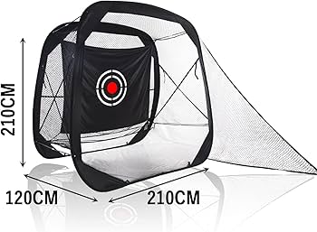 Amazon.co.jp: FLITURE ゴルフネット 練習用 ポップアップ式 2.1x2