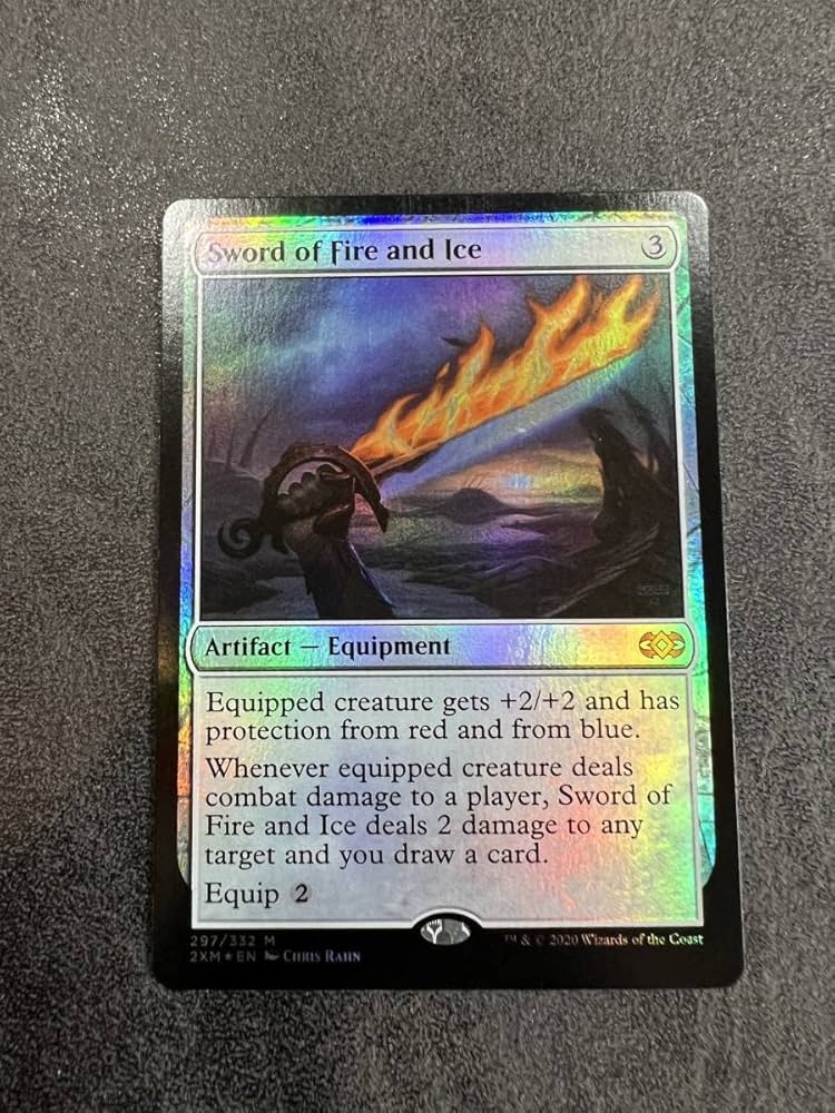 Amazon.co.jp: MTG 火と氷の剣/Sword of Fire and Ice 英語版FOIL