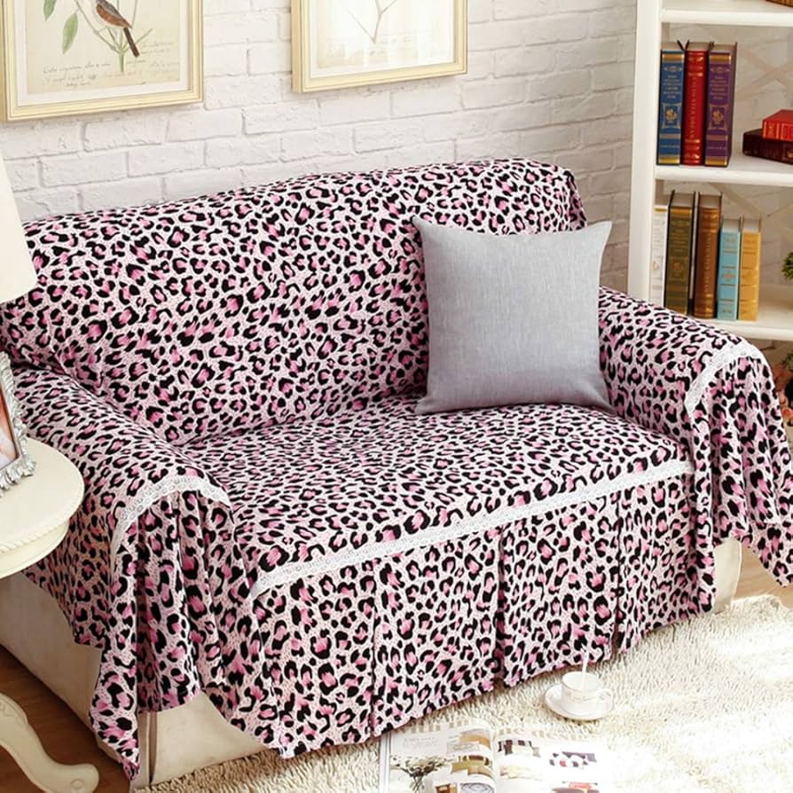 Amazon｜ヒョウ柄 レオパード カラー ソファーカバー 可愛い ソファー