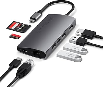 Amazon.co.jp: SATECHI 8 in 1 USB-C ハブ V2 マルチアダプター– HDMI