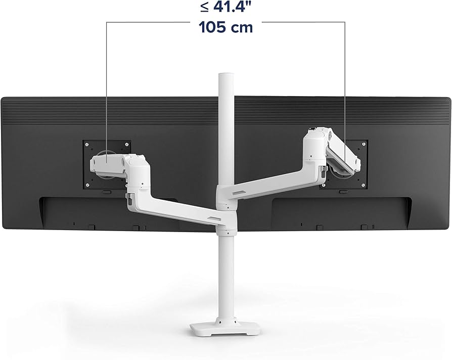 Amazon.com: Ergotron – LX Vertical Stacking Dual Monitor Arm, VESA
