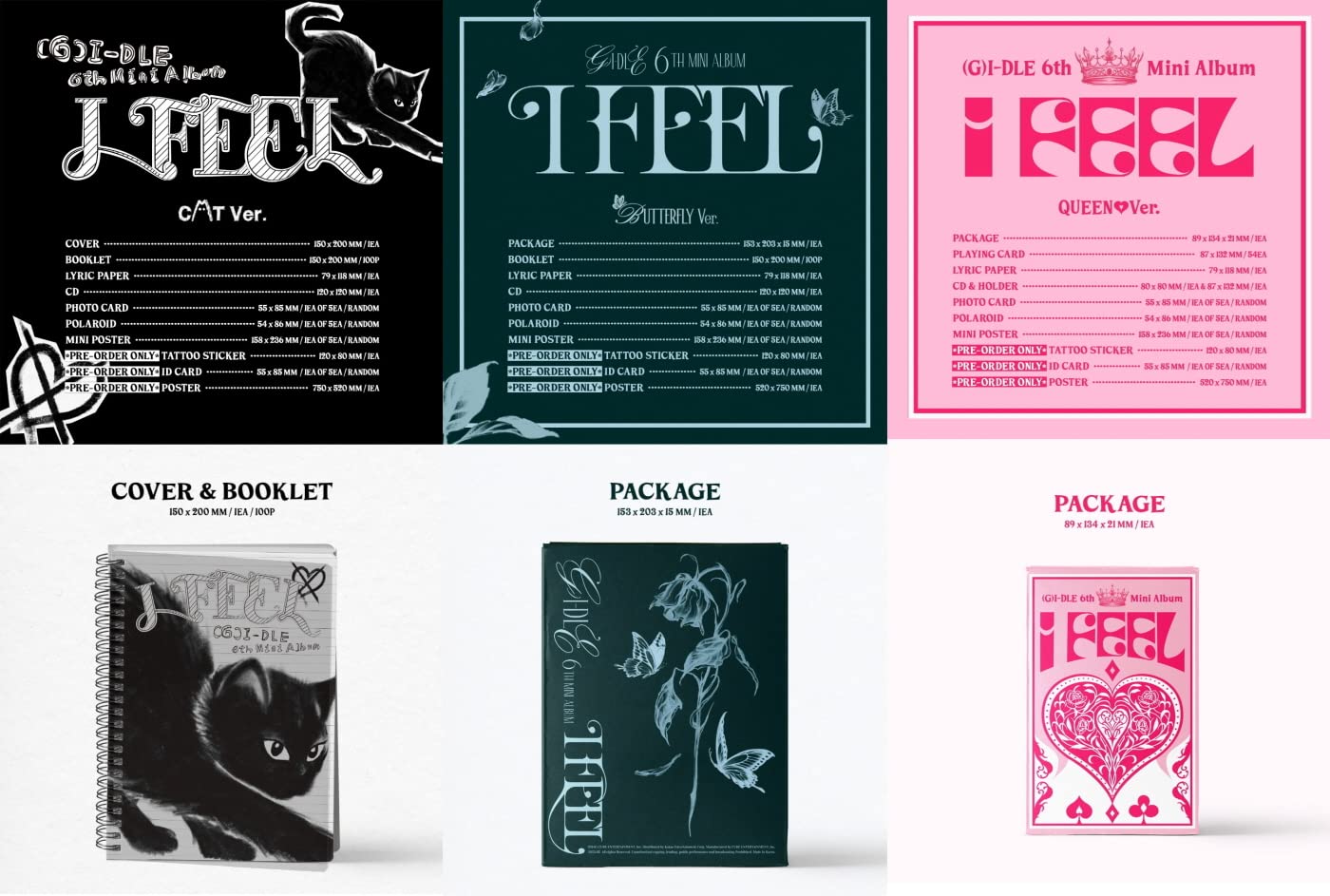 Amazon.co.jp: ジー・アイドゥル (G)I-DLE - I feel (6thミニアルバム
