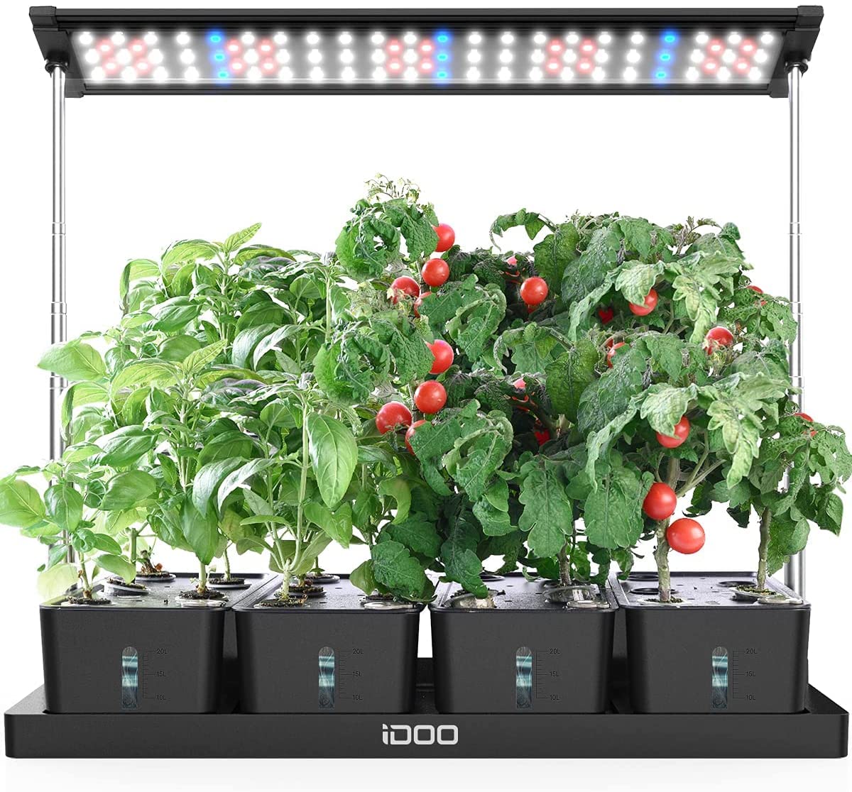 Amazon.co.jp: iDOO 水耕栽培キット 大型 植物 育成LEDライト付き 室内