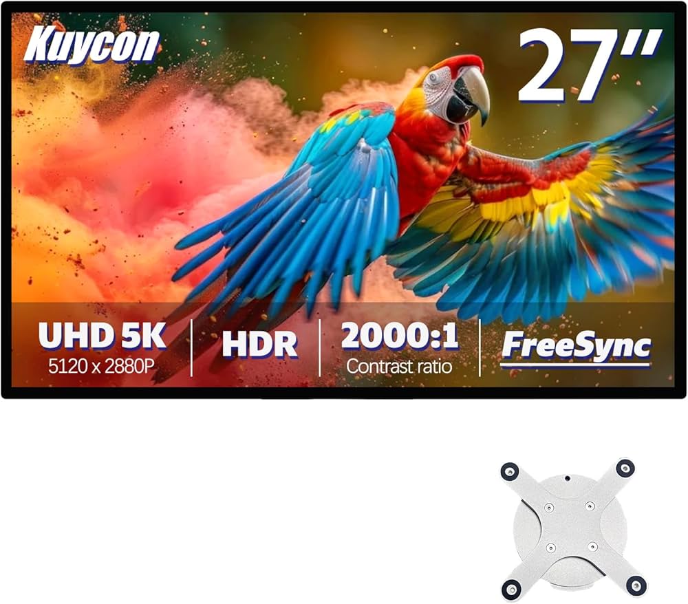 Amazon.co.jp: Kuycon G27P 27インチ FHD (5120x2880) 5Kモニター、IPS