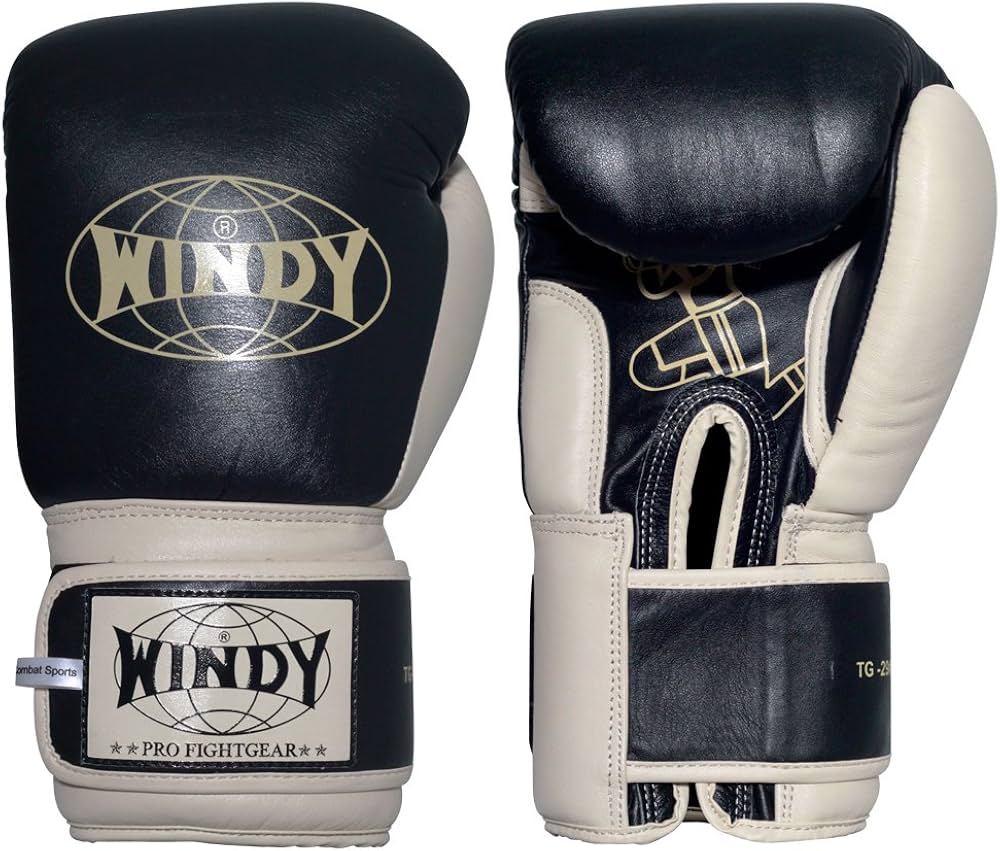 Amazon | (410ml, Black) - Windy Muay Thai Training Gloves