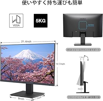 Amazon.co.jp: KOORUI ゲーミングモニター24インチ フルHD IPSパネル