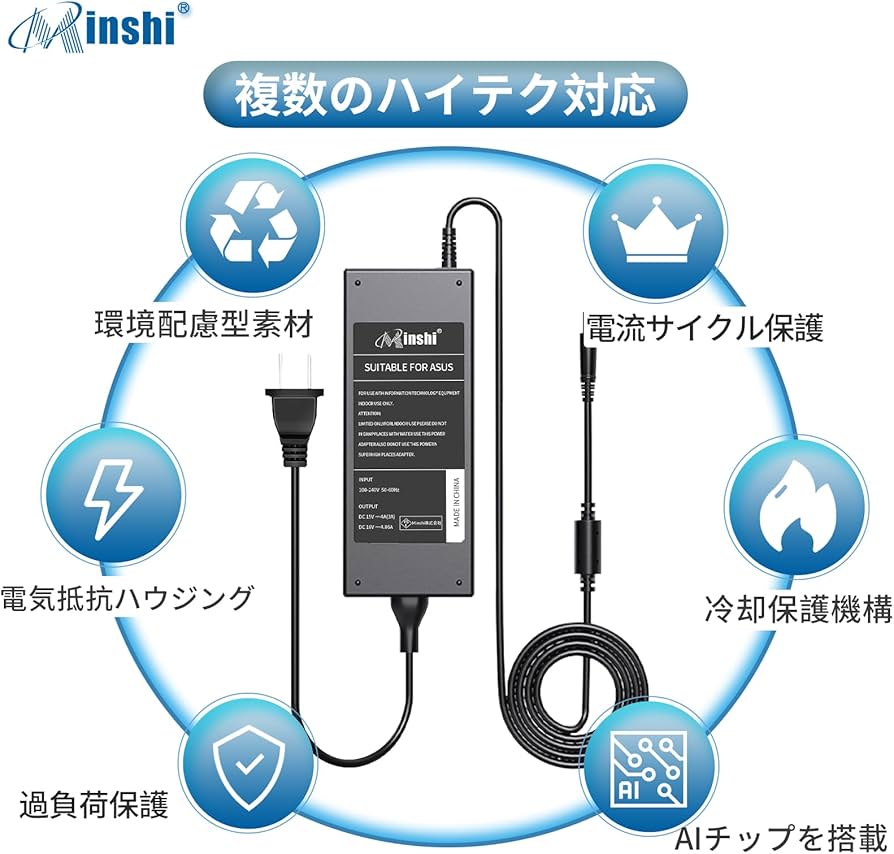 Amazon.co.jp: 16V 4.06A 65W レッツノート acアダプター 交換用充電器