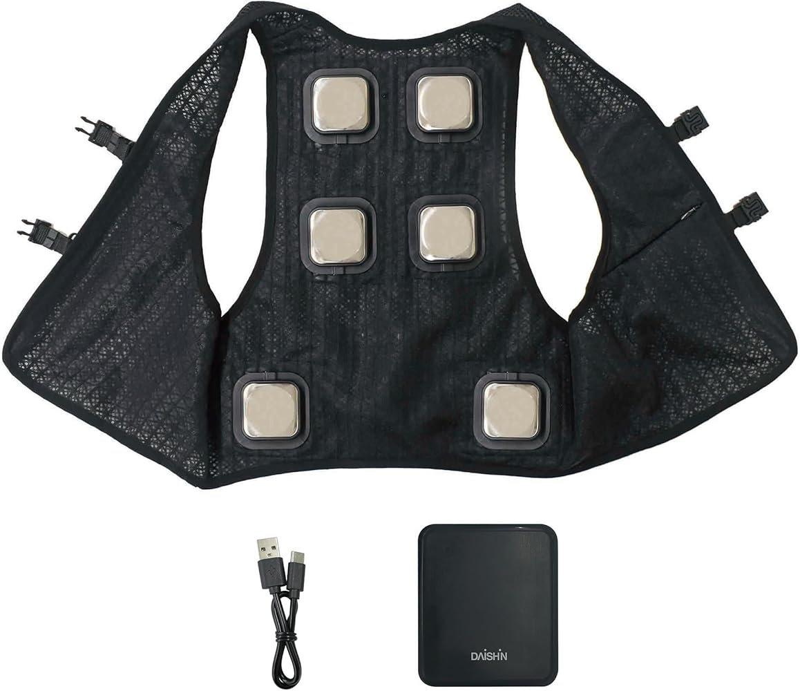 Amazon.co.jp: [DAISHIN] 2025 年 ペルチェ式冷却ベスト 冷暖切替え