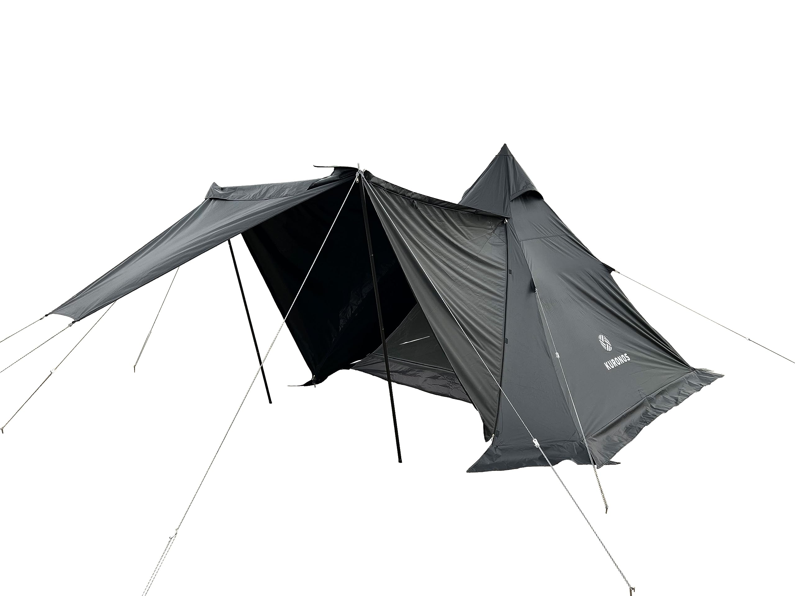 Amazon.co.jp: KURONOS テント 1人用 ソロテント 黒 ブラック ワン