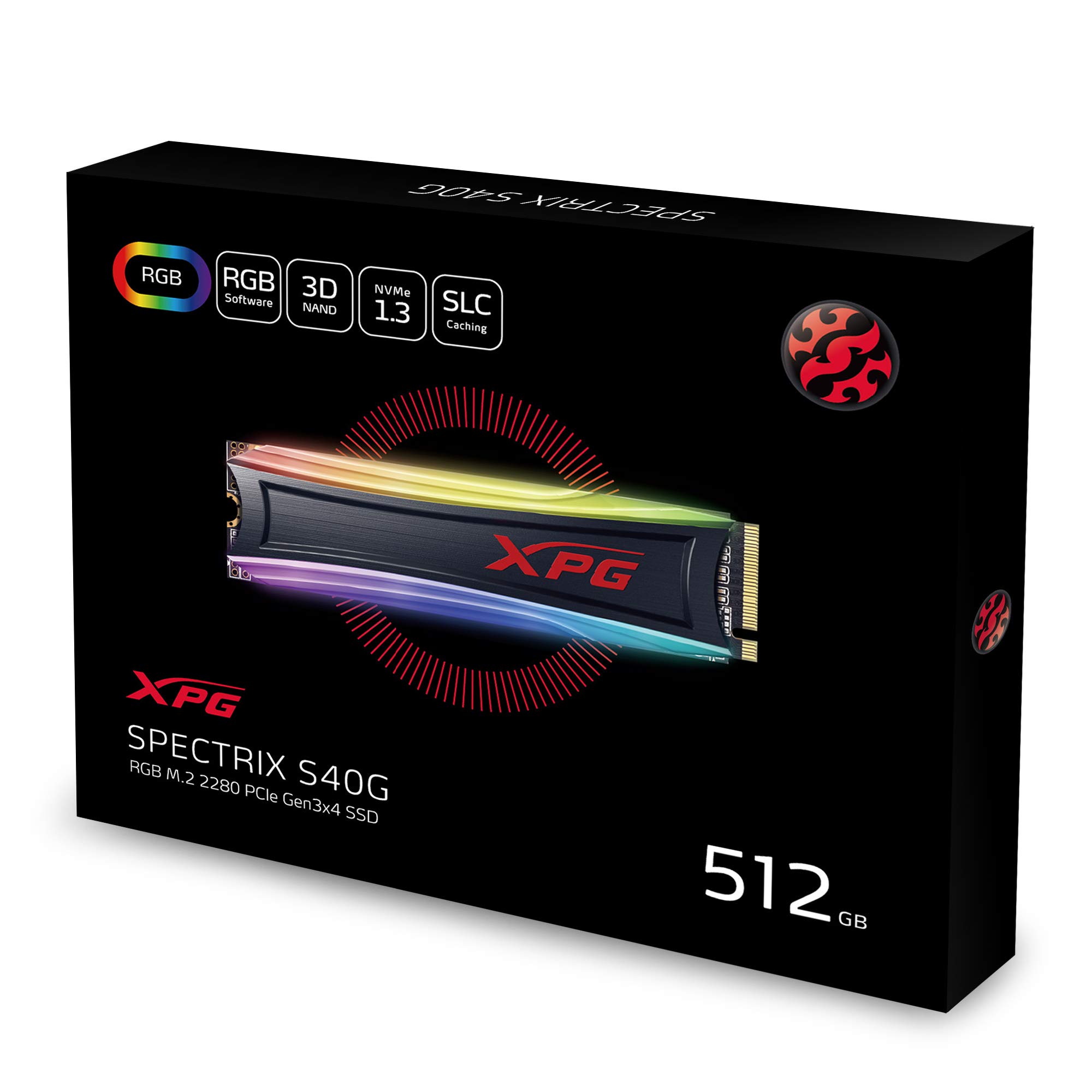 Amazon | ADATA(エイデータ) 内蔵SSD XPG SPECTRIX S40G AS40G-512GT-C