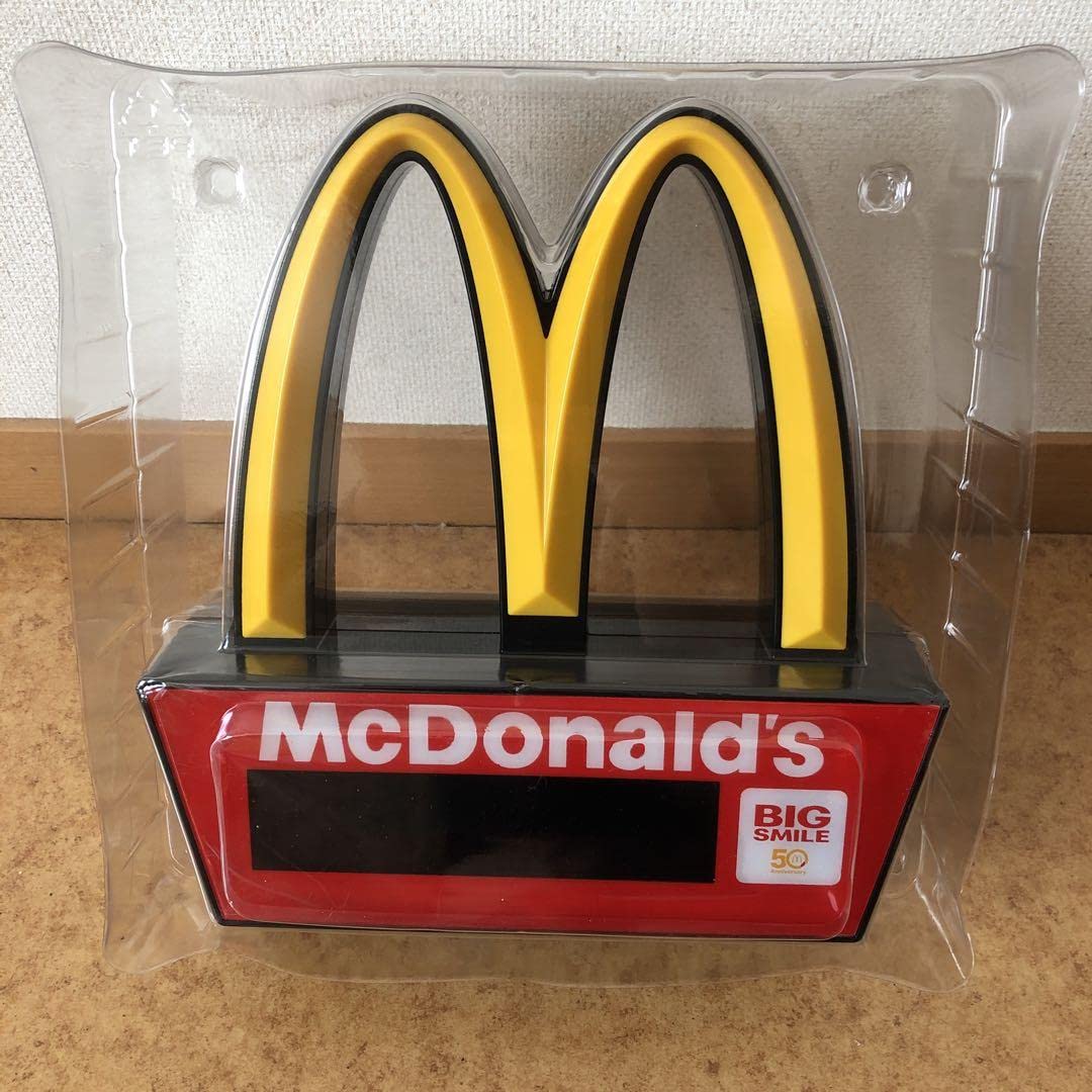 Amazon.co.jp: マクドナルド ゴールデンアーチLEDクロック : ホーム