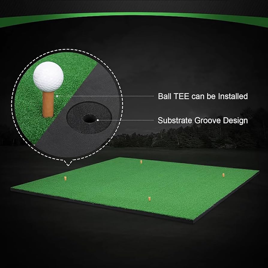 Amazon.co.jp: ゴルフマット 人工芝ゴルフ練習マット、厚さ10mmの