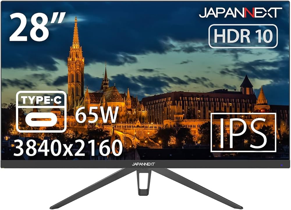 Amazon.co.jp: 28型 IPS 4K液晶モニター USB Type-C(65W給電対応） JN