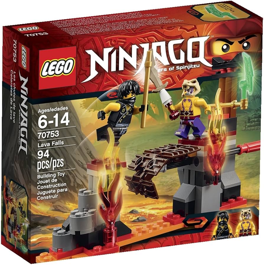 LEGO Ninjago Lava Falls Toy, Building Sets - Amazon Canada