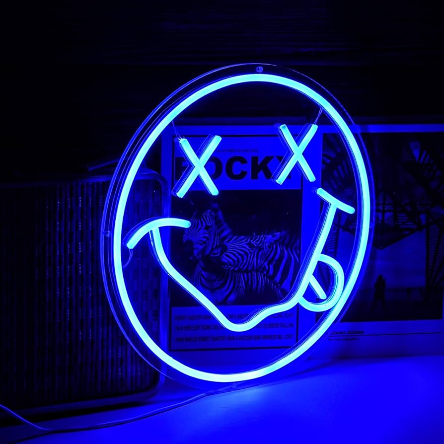 Amazon.co.jp: スマイリーフェイス ネオンサイン スマイリーフェイス