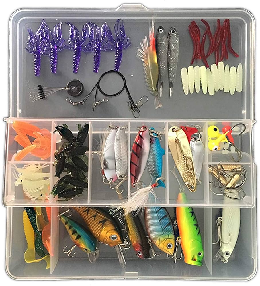 Amazon | day-village ルアー シーバス バス釣り 釣り用 ワーム 100個