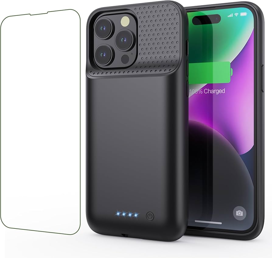 Amazon.com: Battery Case for iPhone 14 Pro Max/14 Plus/13 Pro Max