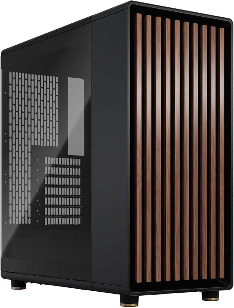 Amazon | Fractal Design North Charcoal Black TG Dark 木材使用