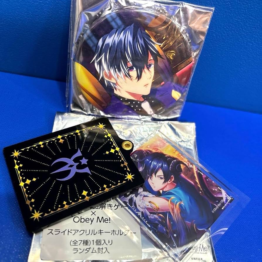 Amazon.co.jp: ベルフェゴール アクキー おべいみー Obey Me 謎解き 缶