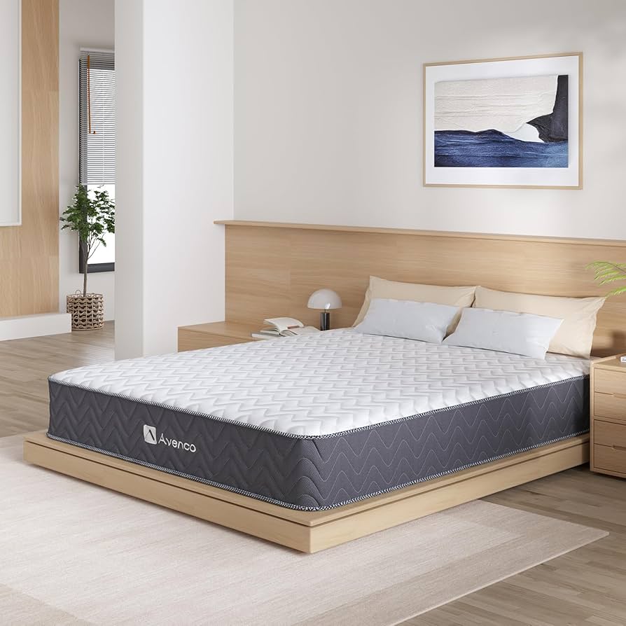 Amazon.co.jp: Avenco マットレス ダブル 厚さ22cm ポケットコイル