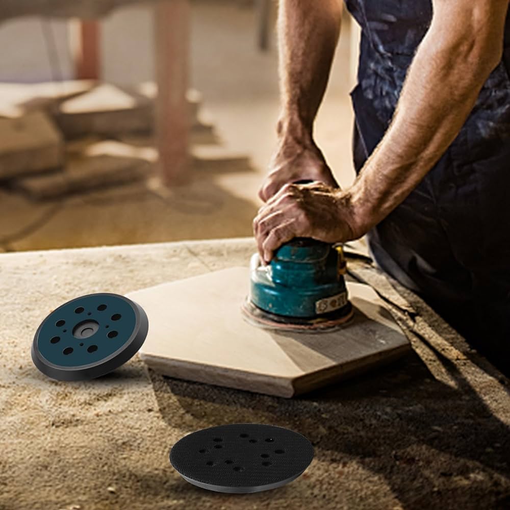 Amazon.co.jp: Ryobi用サンダー交換パッド2個、8穴5インチサンディング