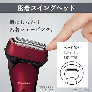 Amazon | パナソニック メンズシェーバー ラムダッシュ 3枚刃 青 お