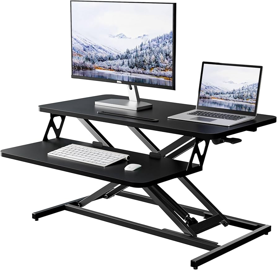 Amazon | ERGOMAKER スタンディングデスク 卓上タイプ 幅80cm 高さ調節