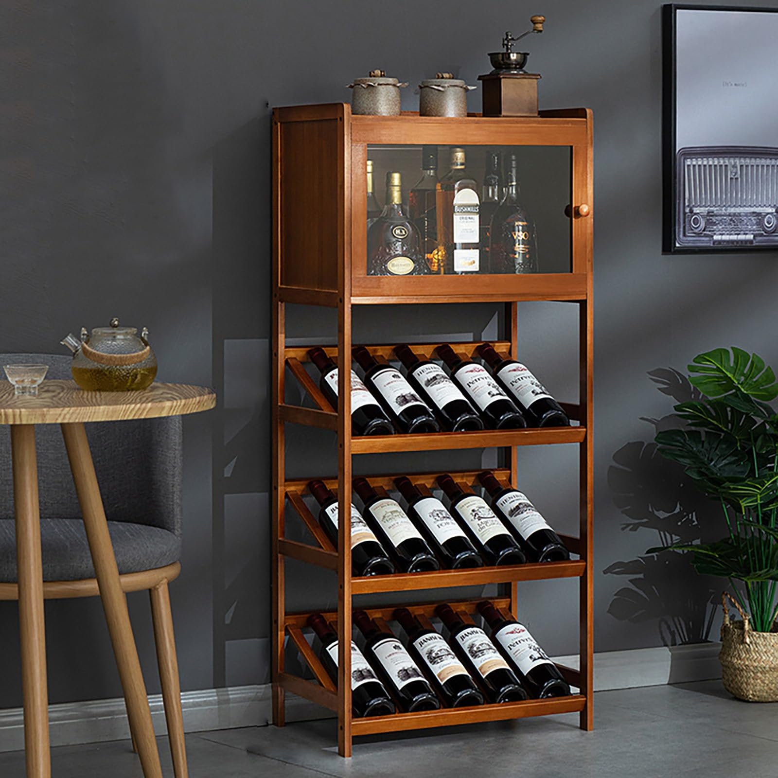 Amazon.co.jp: FORRTY 酒棚 ウイスキーラック ウイスキー 収納アクリル