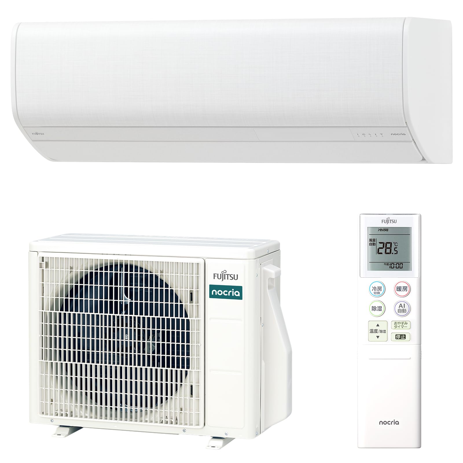 Amazon | ノクリア nocria エアコン 2024年 SVシリーズ AS-SV224R-W