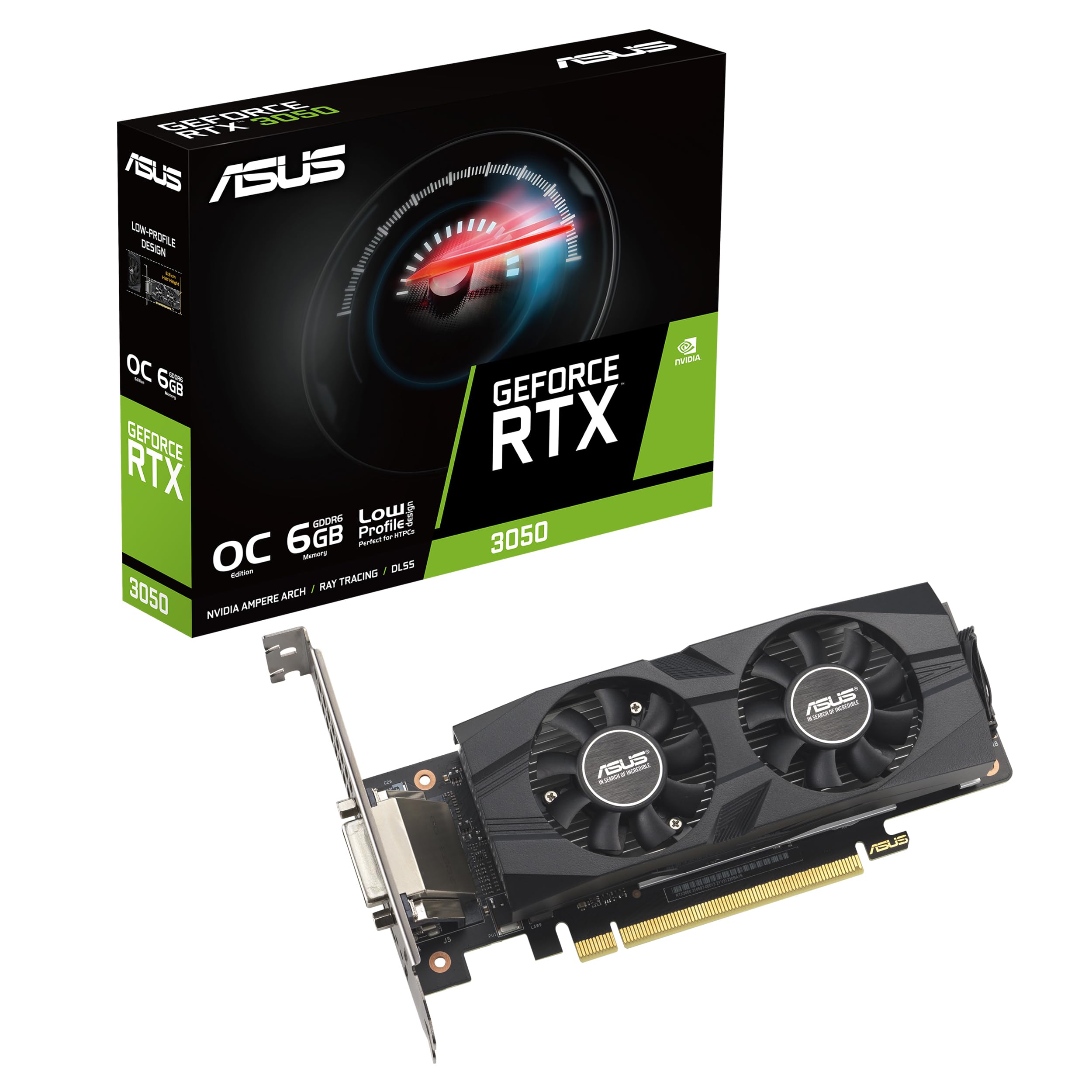 Amazon | ASUS GeForce RTX 3050 LP BRK OC Edition 6GB GDDR6