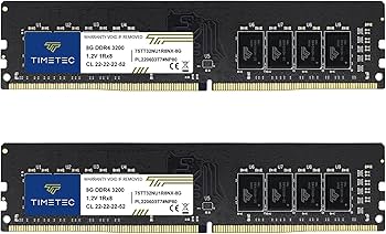 Timetec 16GB KIT(2x8GB) DDR4 3200MHz (or 2933MHz or 2666MHz) PC4