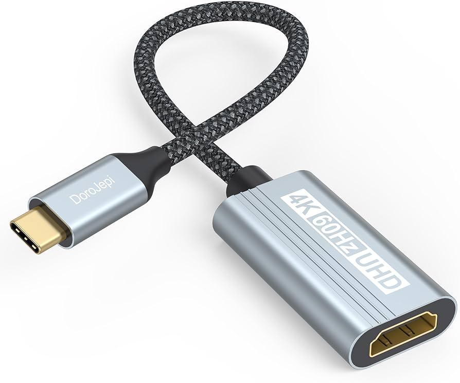Amazon.com: DoroJepi USB C to HDMI Adapter, 4K@60Hz USBC Type C to