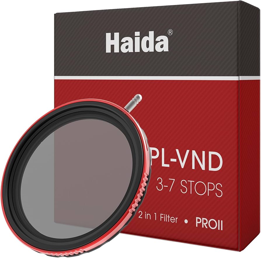 Amazon.com : Haida 67mm VND+CPL 2 in 1 ND8-ND128 Adjustable Filter