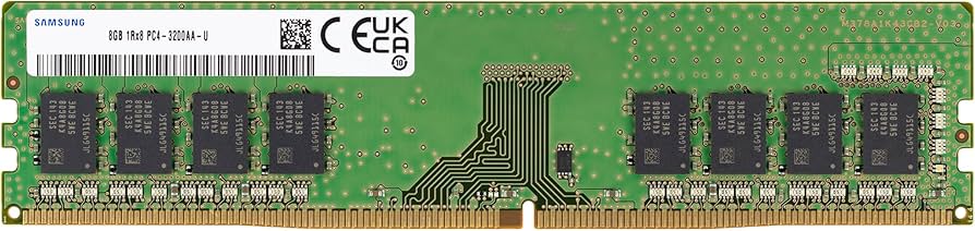 Samsung 8GB DDR4 3200MHz PC4-25600 (PC4-3200AA) CL22 UDIMM 1Rx8
