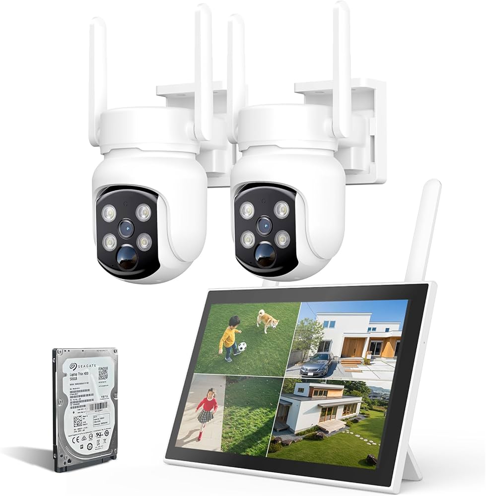 Amazon.co.jp: YESKAMOO 防犯カメラ ワイヤレス 屋外 500万画素