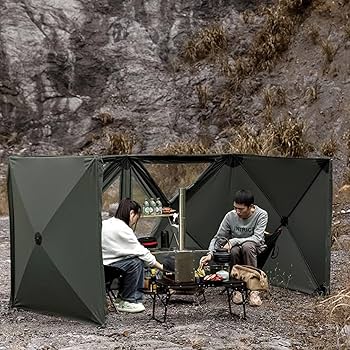 Amazon | ポップアップシールド 陣幕 ワンタッチ ウィンドスクリーン