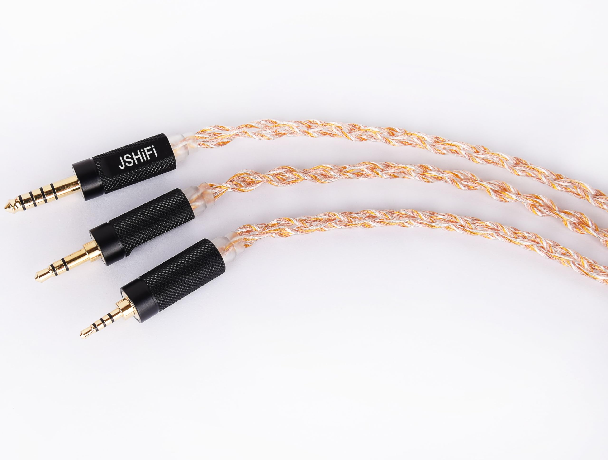 Amazon | 【JSHiFi-Soul】2pin4.4mmリケーブル 金メッキ＆銀メッキ＆無